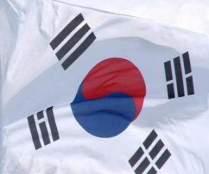 Puzzle Σημαία της Νότιας Κορέας